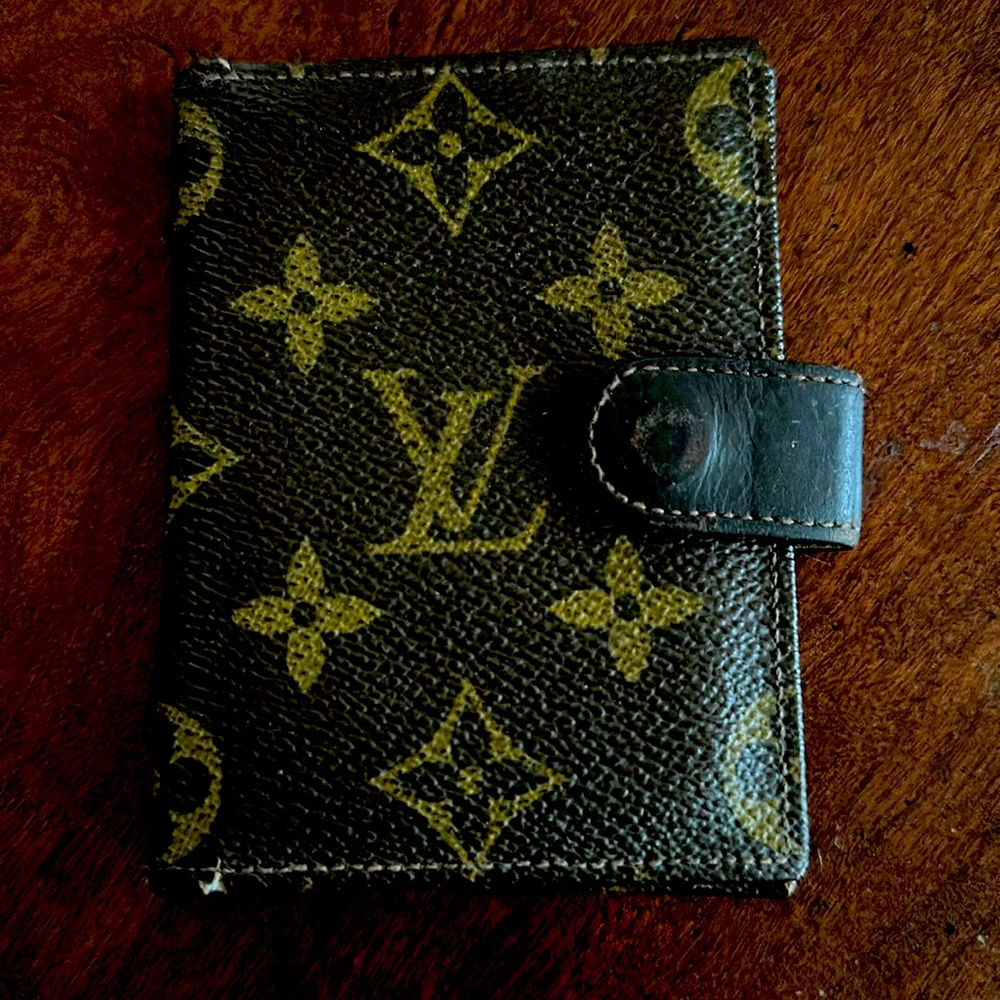 Louis Vuitton Vintage Address Book/Credit Card Holder. Small
